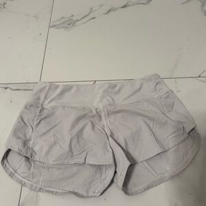 Lululemon Athletica Women's Athletic Shorts in Light Gray